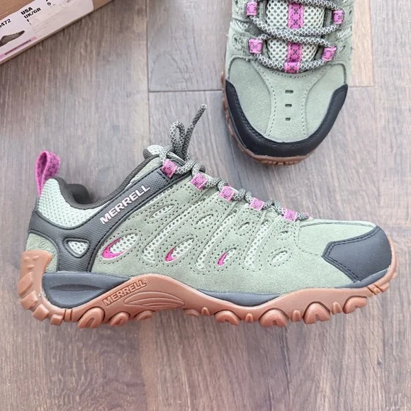 NIB Merrell Crosslander 2 Hiking Shoe | Lichen/Pink | 7.5 - Picture 4 of 5